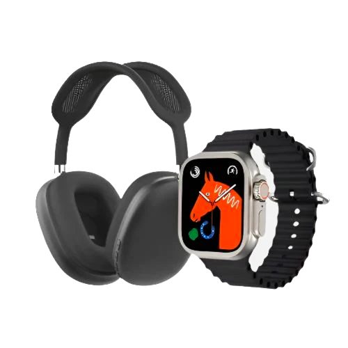 Crown S900 Smartwatch with Bluetooth Headphones - Image 2