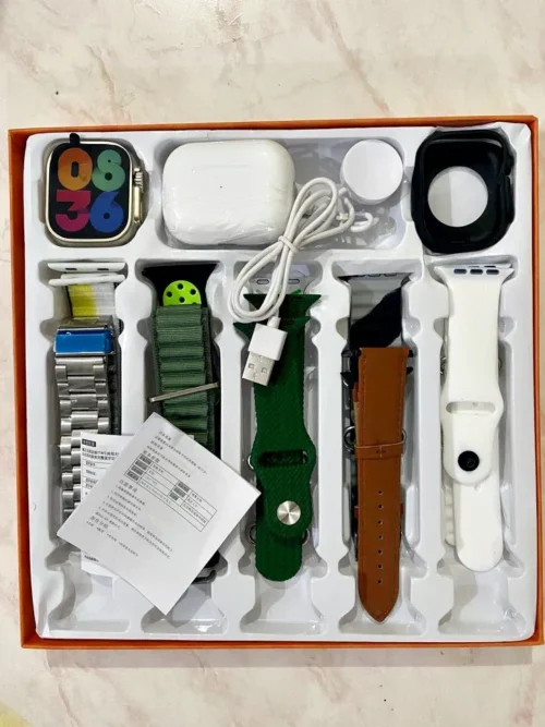 12+1 Ultra Smart Watch with Airbuds - Image 2
